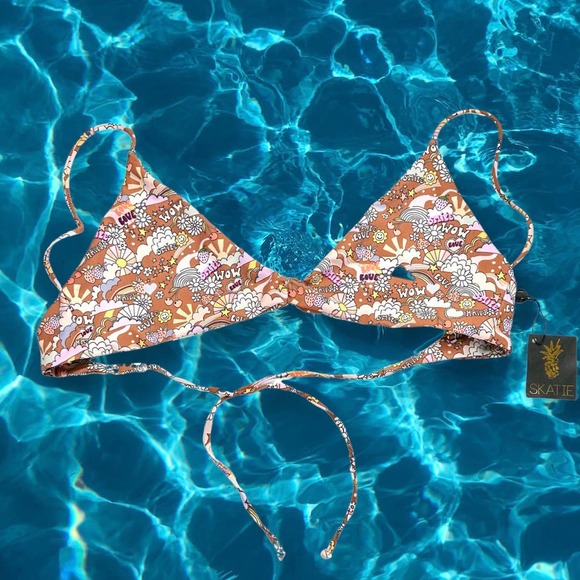 Skatie Sustainable Swimwear Betsy Ashbury Top XL - Picture 3 of 5